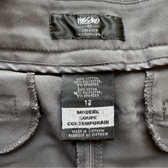 MOSSIMO Modern Flare Stretchy Gray Dress Pants - Size 12 - Picture 13 of 15